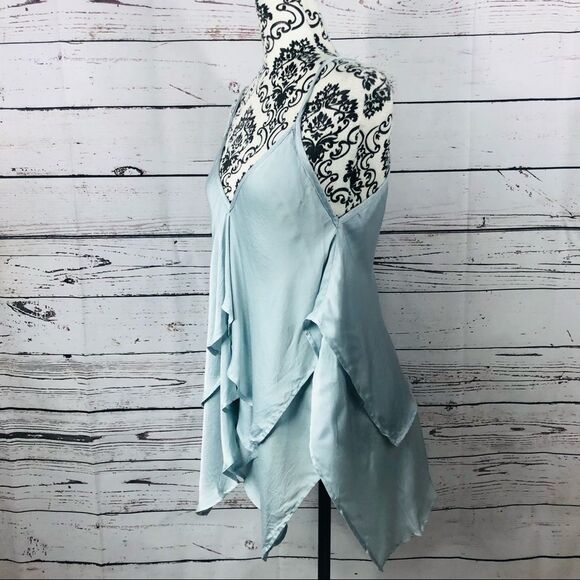 LA MADE Flowy layered tank top Handmade Ethical L - Picture 4 of 6